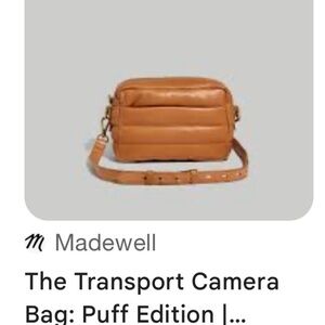 Madewell Brown Transport Camera Bag